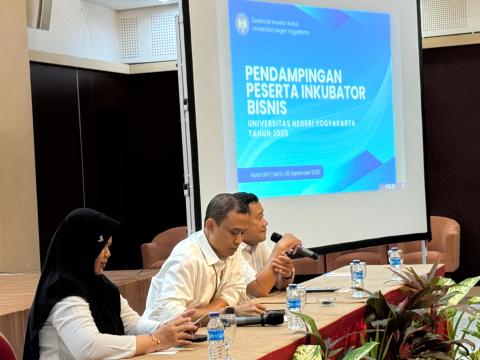 Dokumentasi pendampingan bisnis inkubator